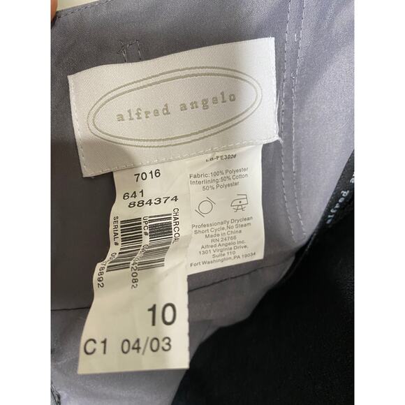 Alfred Angelo Gray Midi Dress - Picture 4 of 9